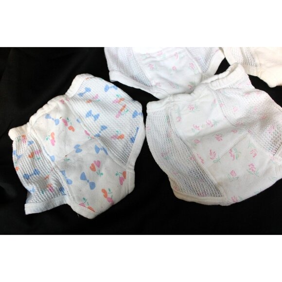 VTG Y2K 90s Gerber Cloth Training Pants 6 Pairs sz 2/3 Washable Padded - Picture 6 of 11